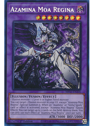 Azamina Moa Regina - MP25-EN105 - Prismatic Secret Rare