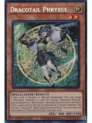 Dracotail Phryxul - DOOD-EN023 - Secret Rare