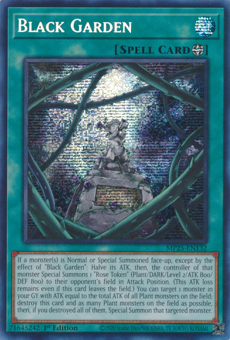Black Garden - MP25-EN132 - Prismatic Secret Rare  1