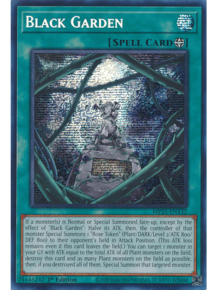 Black Garden - MP25-EN132 - Prismatic Secret Rare 