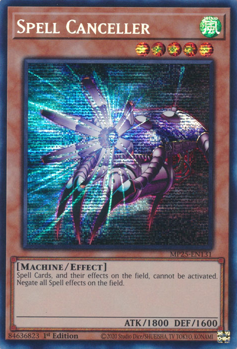Spell Canceller - MP25-EN131 - Prismatic Secret Rare  1