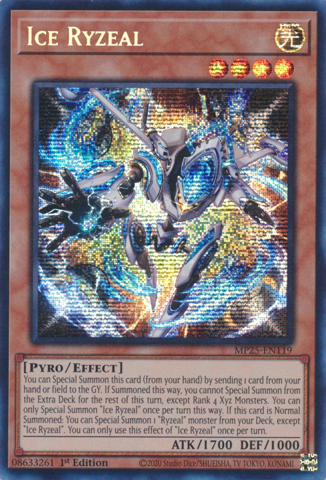 Ice Ryzeal - MP25-EN119 - Prismatic Secret Rare 1