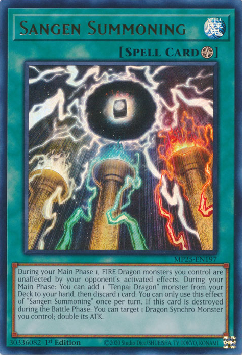 Sangen Summoning - MP25-EN197 - Ultra Rare  1