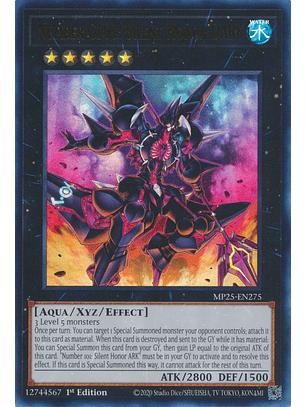 Number C101: Silent Honor DARK - MP25-EN275 - Ultra Rare 