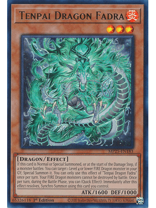 Tenpai Dragon Fadra - MP25-EN183 - Ultra Rare