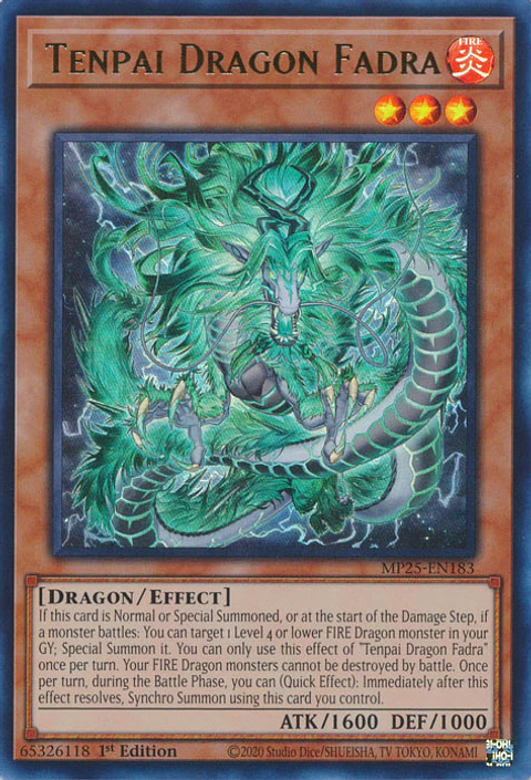 Tenpai Dragon Fadra - MP25-EN183 - Ultra Rare