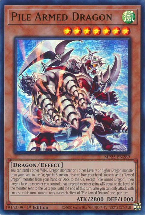 Pile Armed Dragon - MP25-EN289 - Ultra Rare 