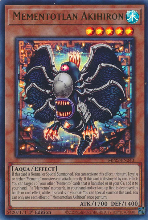 Mementotlan Akihiron - MP25-EN243 - Ultra Rare 