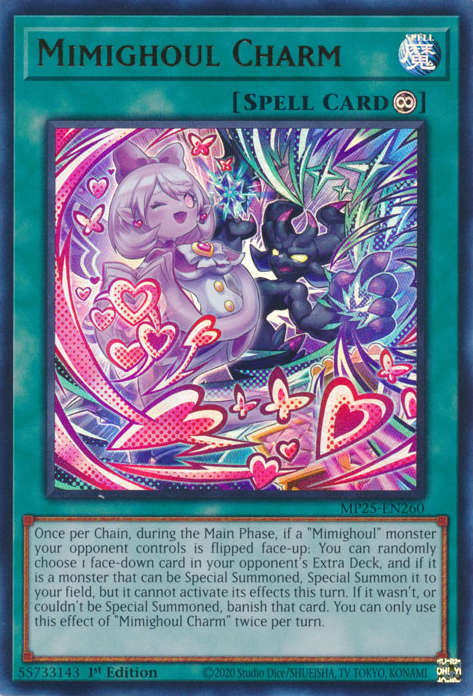 Mimighoul Charm - MP25-EN260 - Ultra Rare  1