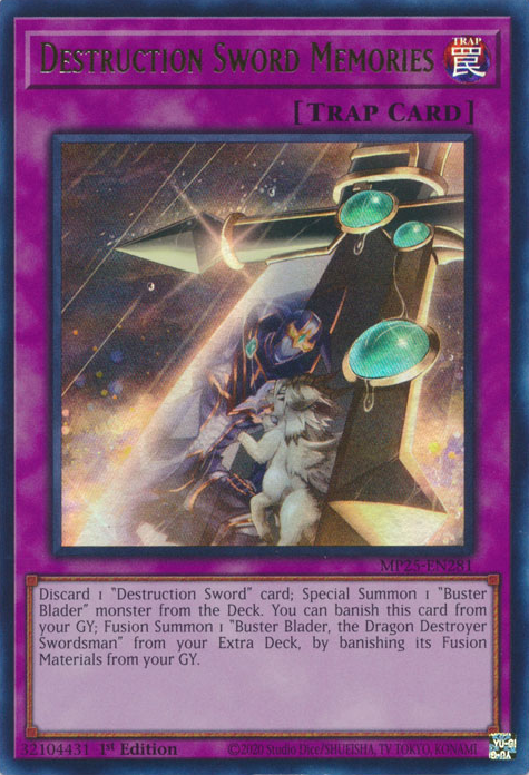 Destruction Sword Memories - MP25-EN281 - Ultra Rare 1