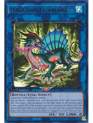 Haggard Lizardose - MP25-EN204 - Ultra Rare 