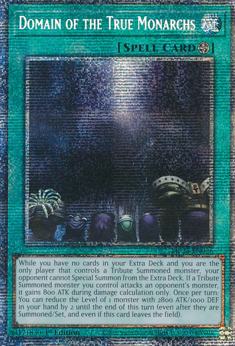 Domain of the True Monarchs - MP25-EN026 - Starlight Rare
