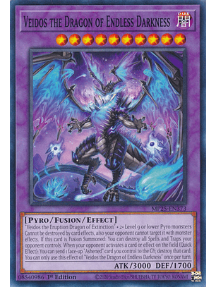 Veidos the Dragon of Endless Darkness - MP25-EN373 - Common 