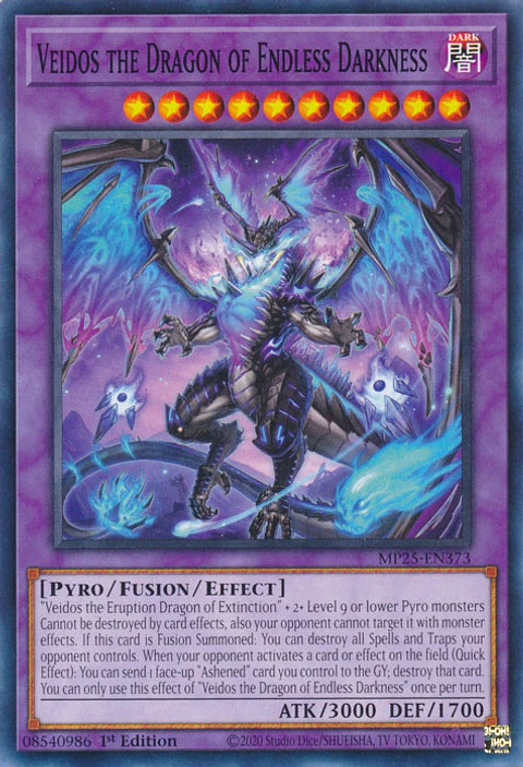 Veidos the Dragon of Endless Darkness - MP25-EN373 - Common 
