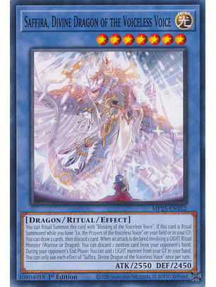 Saffira, Divine Dragon of the Voiceless Voice - MP25-EN352 - Common 