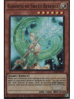 Goddess of Sweet Revenge - LC06-EN001 - Ultra Rare (Reprint) 