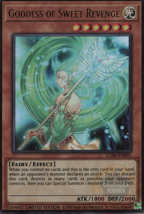 Goddess of Sweet Revenge - LC06-EN001 - Ultra Rare (Reprint) 