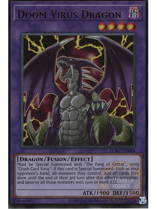 Doom Virus Dragon - LCKC-EN064 - Ultra Rare (Reprint) 