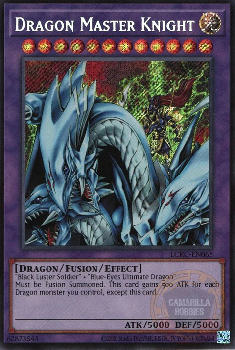 Dragon Master Knight - LCKC-EN065 - Secret Rare (Reprint) 