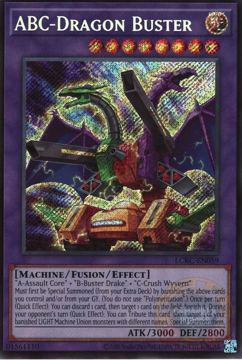 ABC-Dragon Buster - LCKC-EN059 - Secret Rare (Reprint) 