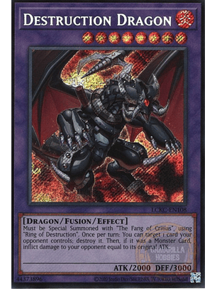Destruction Dragon - LCKC-EN108 - Secret Rare (Reprint)