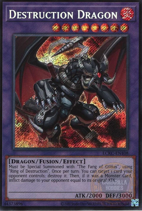 Destruction Dragon - LCKC-EN108 - Secret Rare (Reprint)