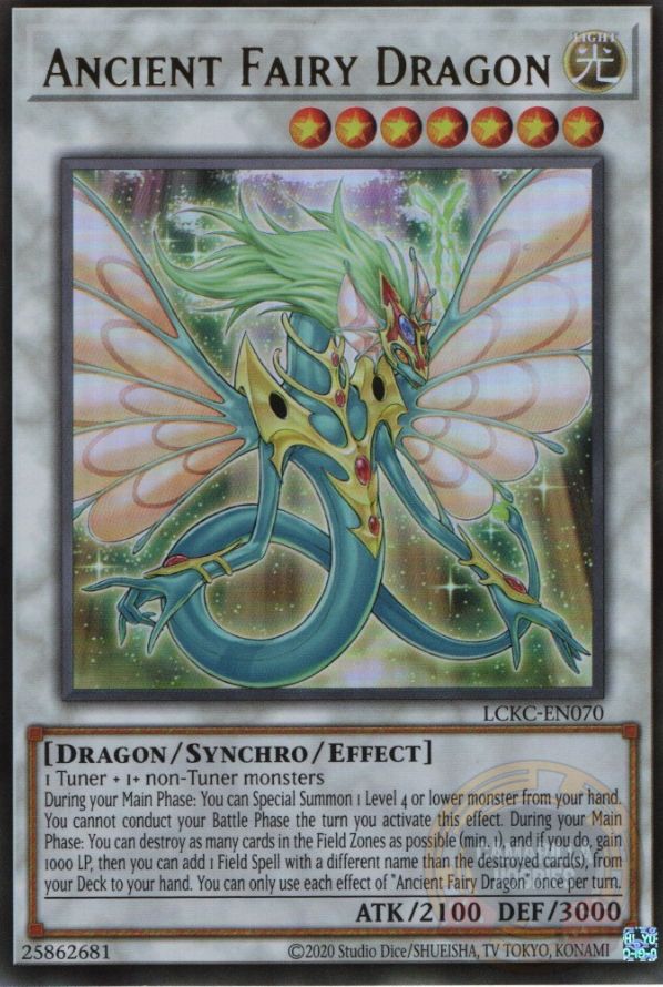 Ancient Fairy Dragon - LCKC-EN070 - Ultra Rare (Reprint)  1