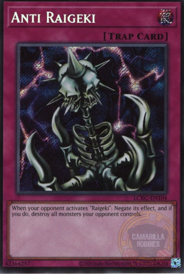 Anti Raigeki - LCKC-EN104 - Secret Rare (Reprint) 1