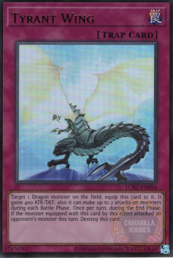 Tyrant Wing - LCKC-EN054 - Ultra Rare (Reprint)  1