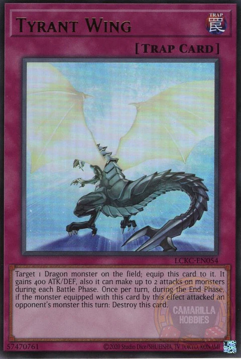 Tyrant Wing - LCKC-EN054 - Ultra Rare (Reprint) 