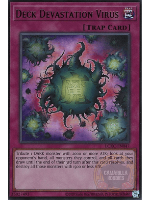 Deck Devastation Virus - LCKC-EN047 - Ultra Rare (Reprint)
