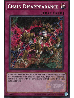 Chain Disappearance - LCKC-EN094 - Secret Rare (Reprint)