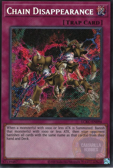 Chain Disappearance - LCKC-EN094 - Secret Rare (Reprint)
