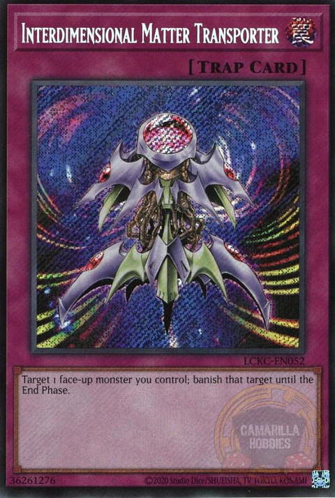 Interdimensional Matter Transporter - LCKC-EN052 - Secret Rare (Reprint) 