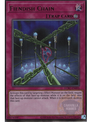 Fiendish Chain - LCKC-EN095 - Ultra Rare (Reprint)
