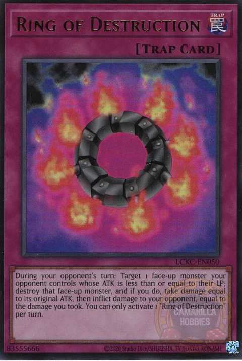 Ring of Destruction - LCKC-EN050 - Ultra Rare (Reprint)