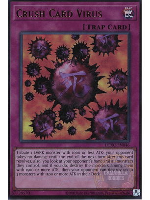 Crush Card Virus - LCKC-EN046 - Ultra Rare (Reprint) Ver. 1 