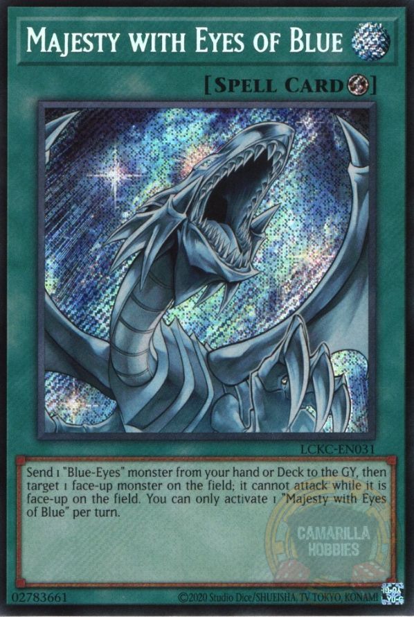 Majesty with Eyes of Blue - LCKC-EN031 - Secret Rare (Reprint)  1