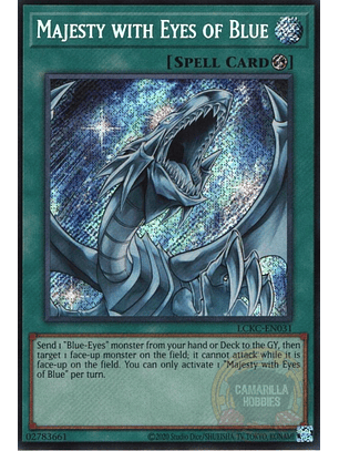 Majesty with Eyes of Blue - LCKC-EN031 - Secret Rare (Reprint) 