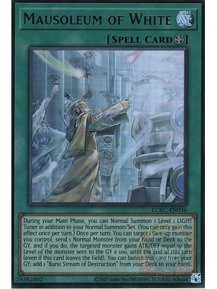 Mausoleum of White - LCKC-EN036 - Ultra Rare (Reprint) 