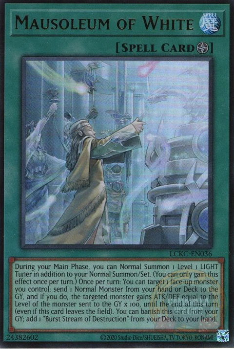 Mausoleum of White - LCKC-EN036 - Ultra Rare (Reprint) 