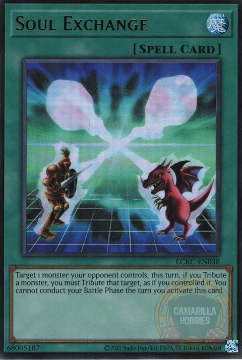 Soul Exchange - LCKC-EN038 - Ultra Rare (Reprint) 