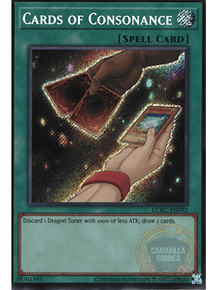 Cards of Consonance - LCKC-EN092 - Secret Rare (Reprint)