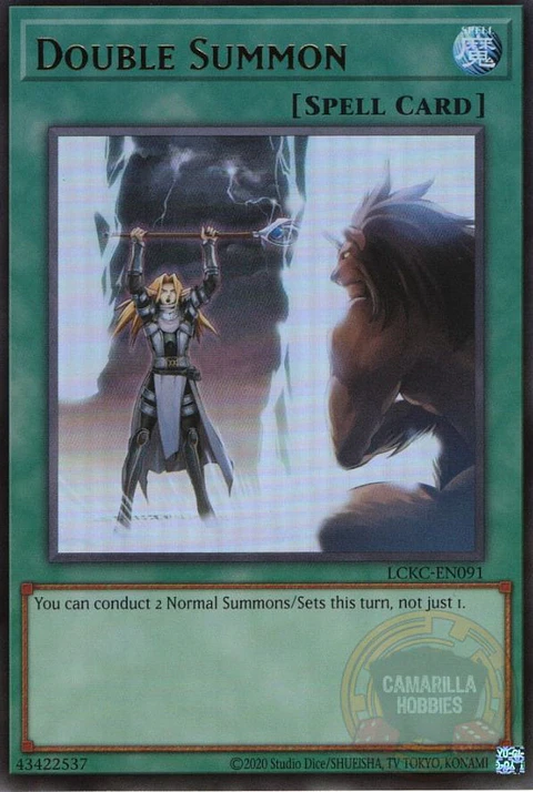 Double Summon - LCKC-EN091 - Ultra Rare (Reprint)