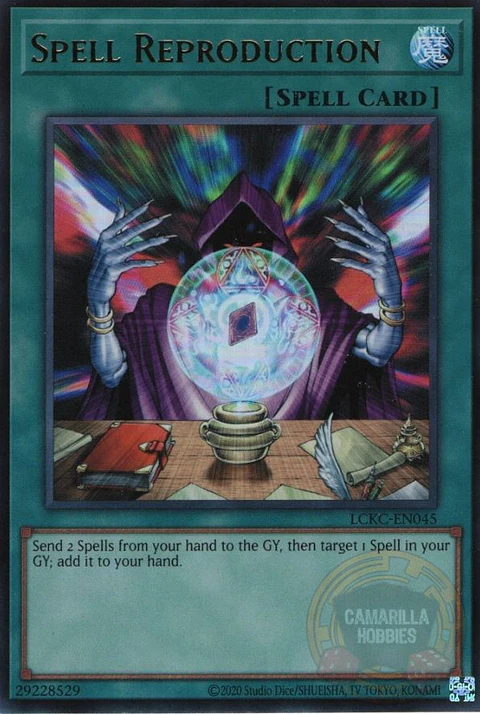 Spell Reproduction - LCKC-EN045 - Ultra Rare (Reprint) 