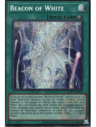 Beacon of White - LCKC-EN035 - Secret Rare (Reprint) 