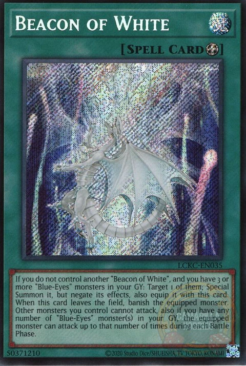 Beacon of White - LCKC-EN035 - Secret Rare (Reprint) 