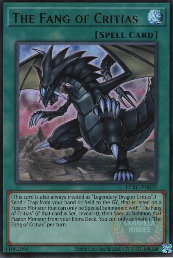 The Fang of Critias - LCKC-EN037 - Ultra Rare (Reprint)  1