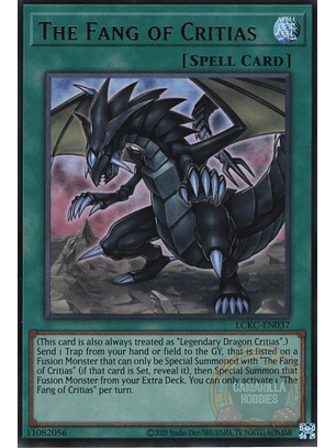 The Fang of Critias - LCKC-EN037 - Ultra Rare (Reprint) 