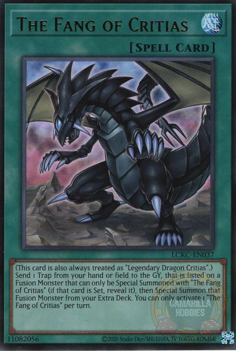 The Fang of Critias - LCKC-EN037 - Ultra Rare (Reprint) 